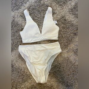 White bathing suit